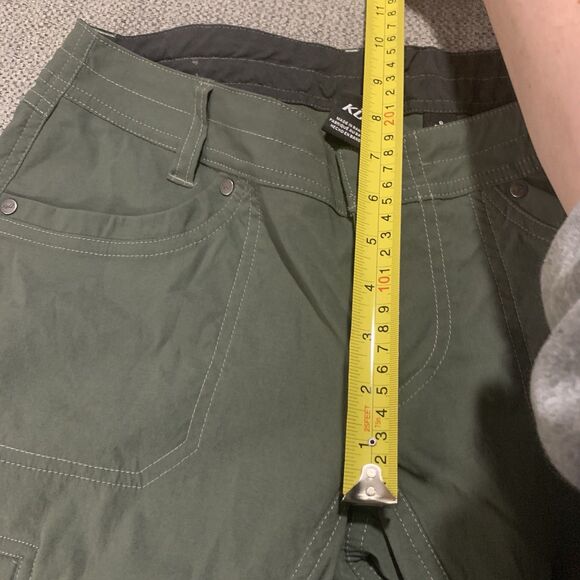 Kuhl FreeFlex Roll Up Pants in Green Retired Style P010720 - 6 Regular - Picture 13 of 14